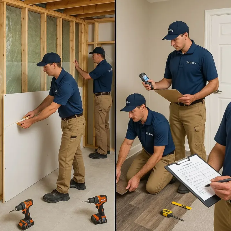 Repairs and Reconstruction process in Estancia, NM